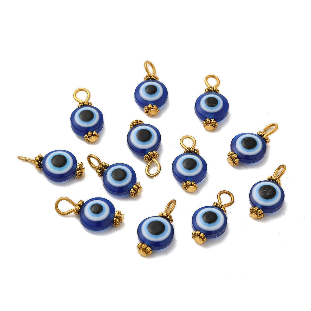Resin Evil Eye Charms 4 Pack