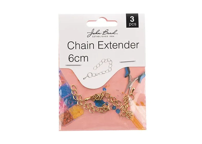 Chain Extender 6cm Gold & Silver 3pcs