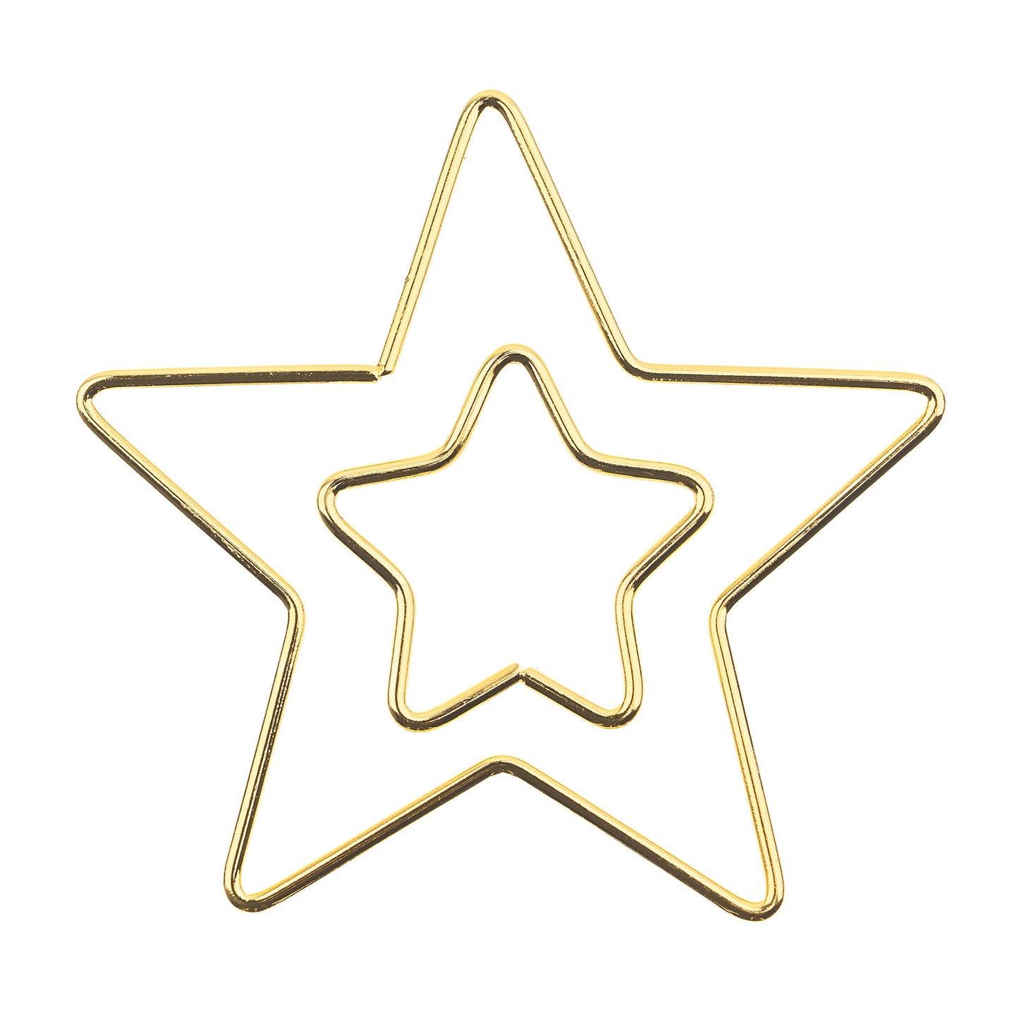 Metal Shapes Star 2pcs 50mm/110mm Iron for Macrame, Suncatchers, Mobiles