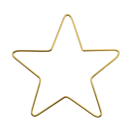 Metal Shapes Star 1pc 150mm Iron for Macrame, Suncatchers and Mobiles