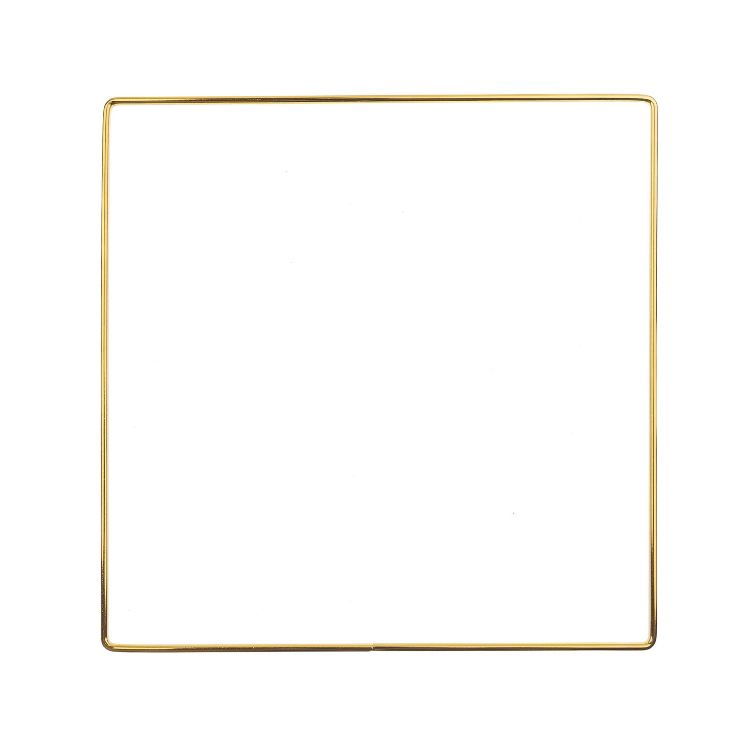 Metal Shapes Square 1pc 200mm Iron for Macrame, Suncatchers, Mobiles
