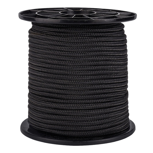 6mm Parachute Cord Black & White Color One Meter
