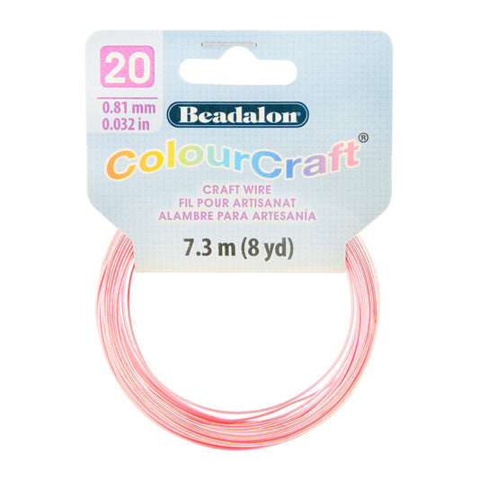 ColourCraft Silver Plated Colored Copper Craft Wire 20 Guage – Tarnish Resistant | The Pink Bead Shop Canada