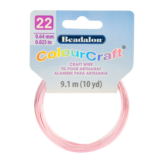 ColourCraft Craft Wire – 22 Gauge Tarnish Resistant Colored Copper Wire (Assorted Colors) | The Pink Bead Shop Canada