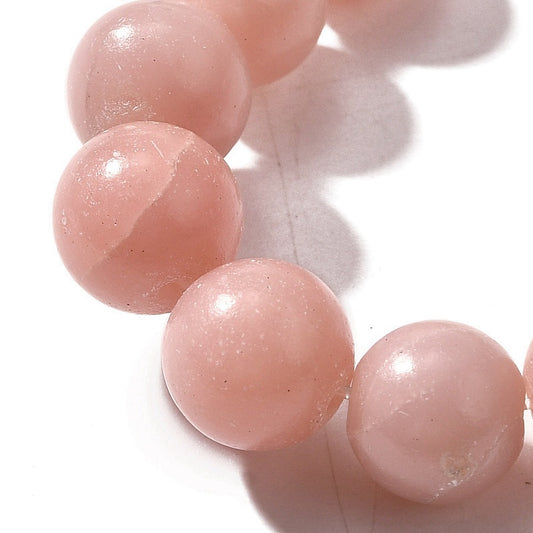 Pink Opal Natural Round 8mm Bead Strands