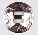 Concho Metal Nickel Round 32mm 10Pk| The Pink Bead Shop Canada