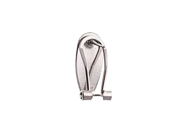 Fingernail Earring Finding 10x20mm – Rhodium (Sold in pairs) | The Pink Bead Shop Canada