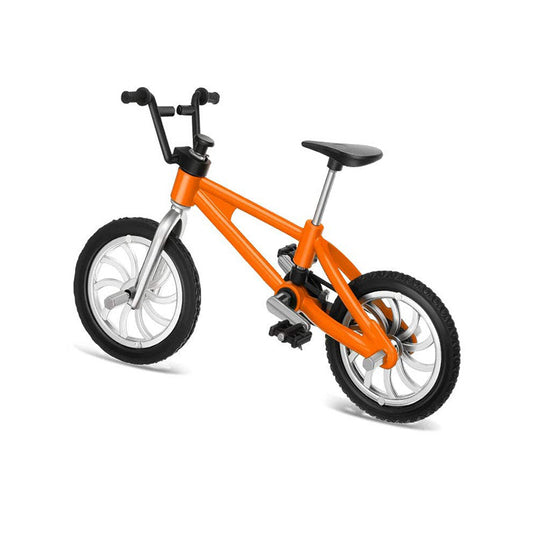 Miniature Alloy Bicycle, for Fairy Garden Accessories  Pink & Orange