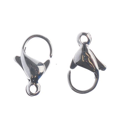 Stainless Steel Lobster Clasp 12x7mm 8pcs | The Pink Bead Shop Canada