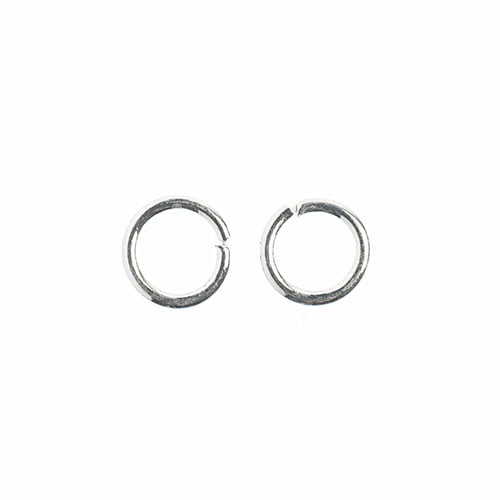 Must Have Findings Jump Ring Round 5x0.8MM Silver 178pcs | The Pink Bead Shop Canada