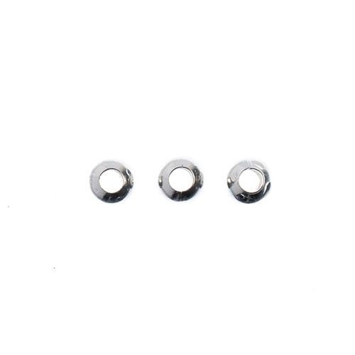 Silver Color Metal Spacer Beads – 3mm – 165 Pieces | The Pink Bead Shop Canada