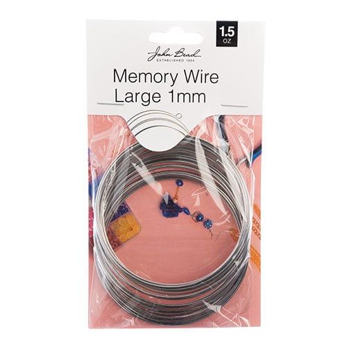 Must Have Findings Large Memory Wire 7cm (2.75”) 1mm | The Pink Bead Shop Canada