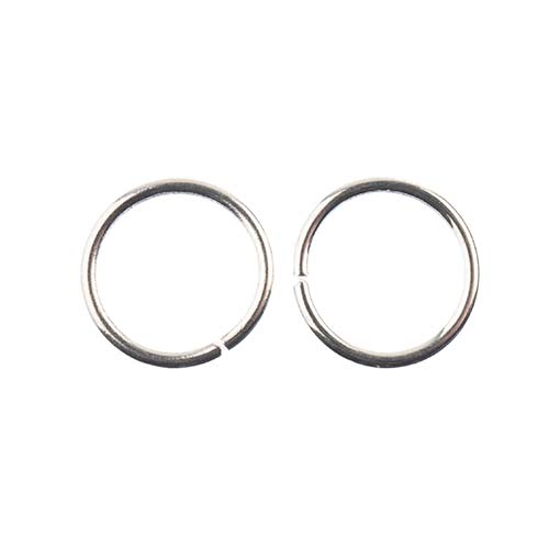 Must Have Findings Jump Ring Round 10MM Silver 100pcs | The Pink Bead Shop Canada
