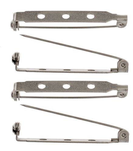 Bar Pins 1.5in Silver – 4pcs | The Pink Bead Shop Canada