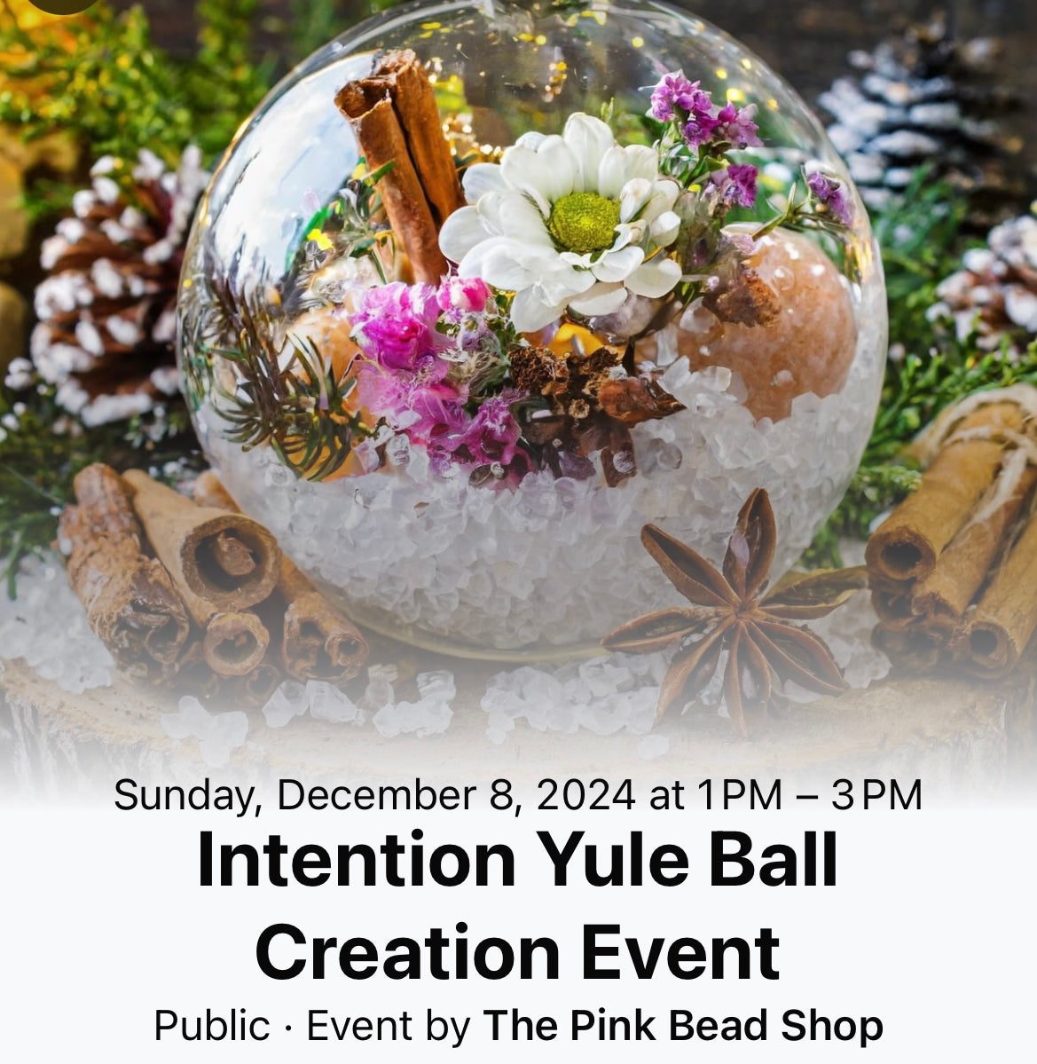 Intention Yule Ball Creation Event