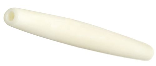 Natural Bone Hair Pipe Beads – Oval Ivory 3 Inch | The Pink Bead Shop Canada