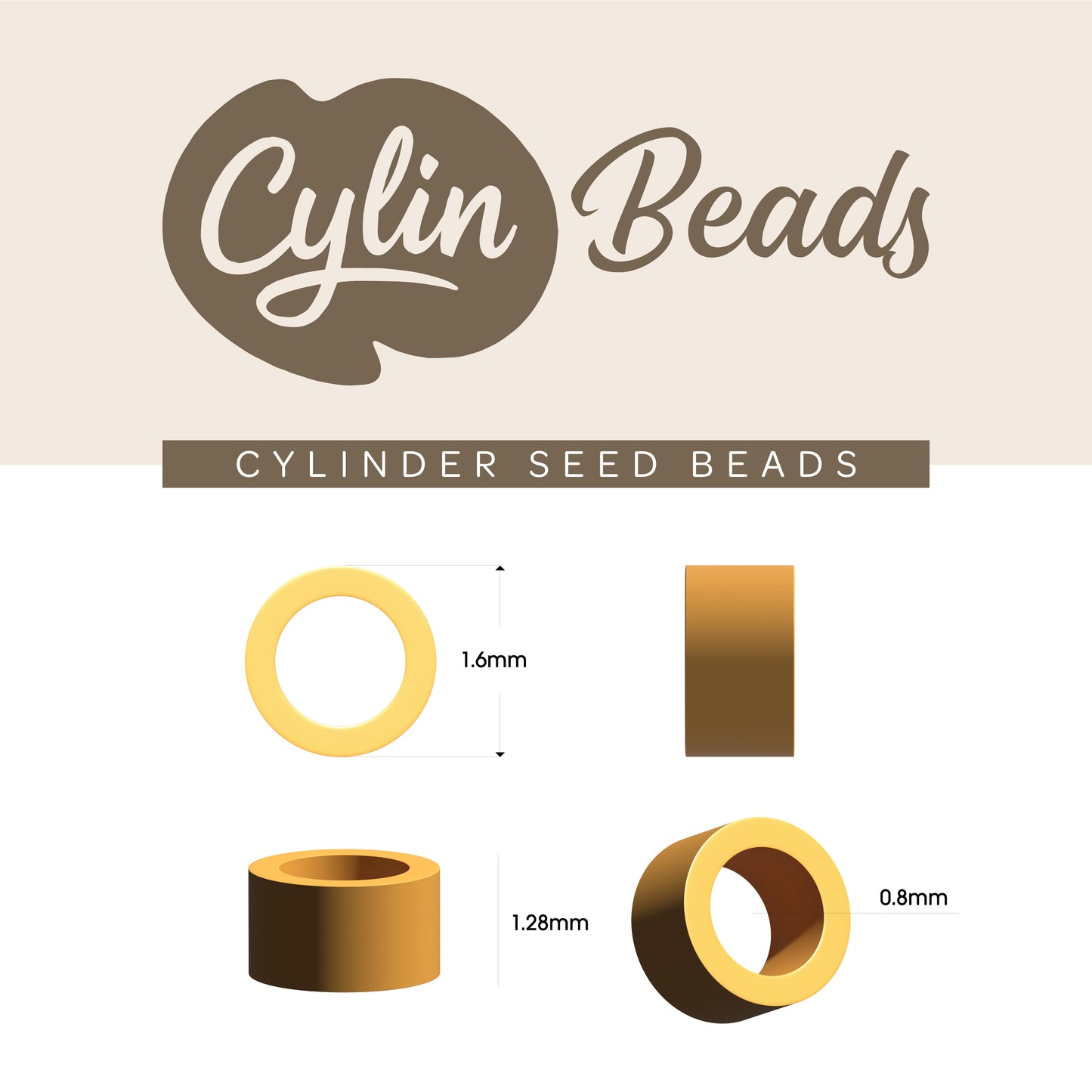 Cylin Beads 11/0 – Black AB (25g Bag) The Pink Bead Shop