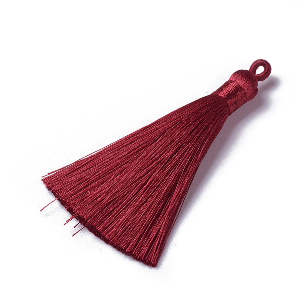 Polyester Tassel Pendants, Assorted Sizes