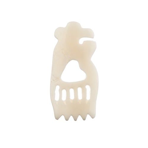 Handmade Bone Bear Pendant 56×30mm – 1 Piece | The Pink Bead Shop Canada