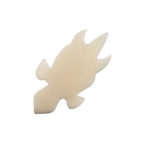Hand-Carved Bone Turtle Pendant 55x30mm | The Pink Bead Shop Canada