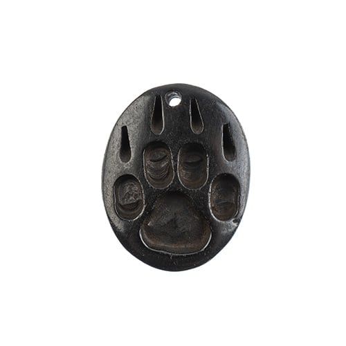 Carved Bone Wolf Paw Pendant 1.25 Inch – 1 Piece | The Pink Bead Shop Canada