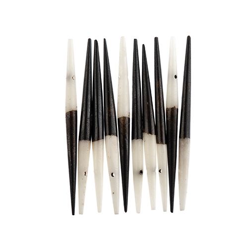 African Style Porcupine Quill Pendants – 2 Inch – 10 Pack | The Pink Bead Shop Canada
