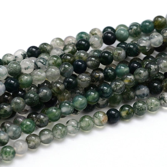 Moss Agate 4mm