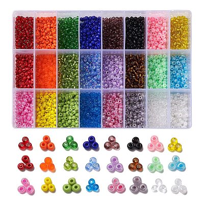 Value Box 24 Colors 8/0 Glass Seed Beads