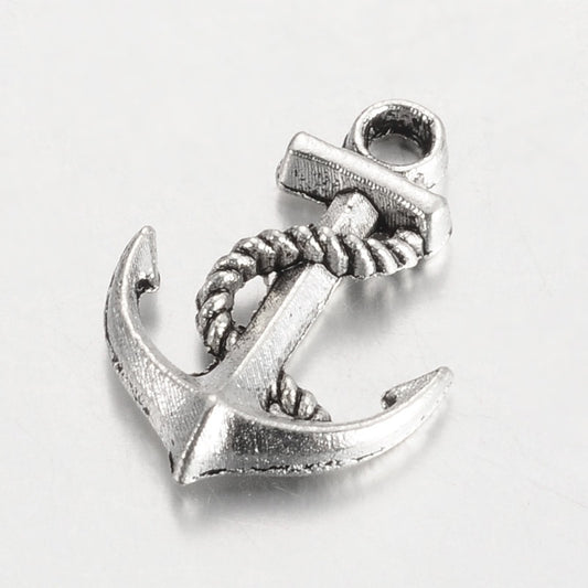 Anchor Tibetan Style Alloy Charms 10PKG