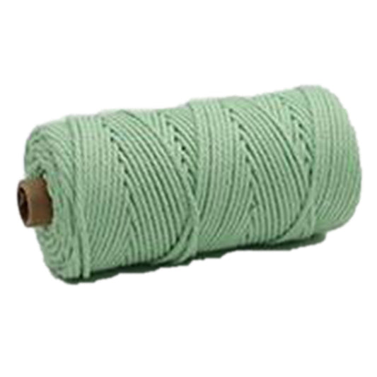 Cotton Macrame Cord 3mm Aquamarine 100m