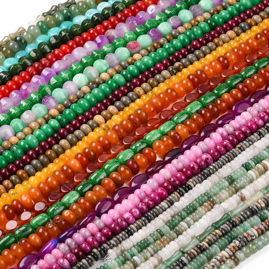 Mixed Gemstone Beads – Natural Assorted Shapes (13–88pcs/Strand) Random Pick The Pink Bead Shop