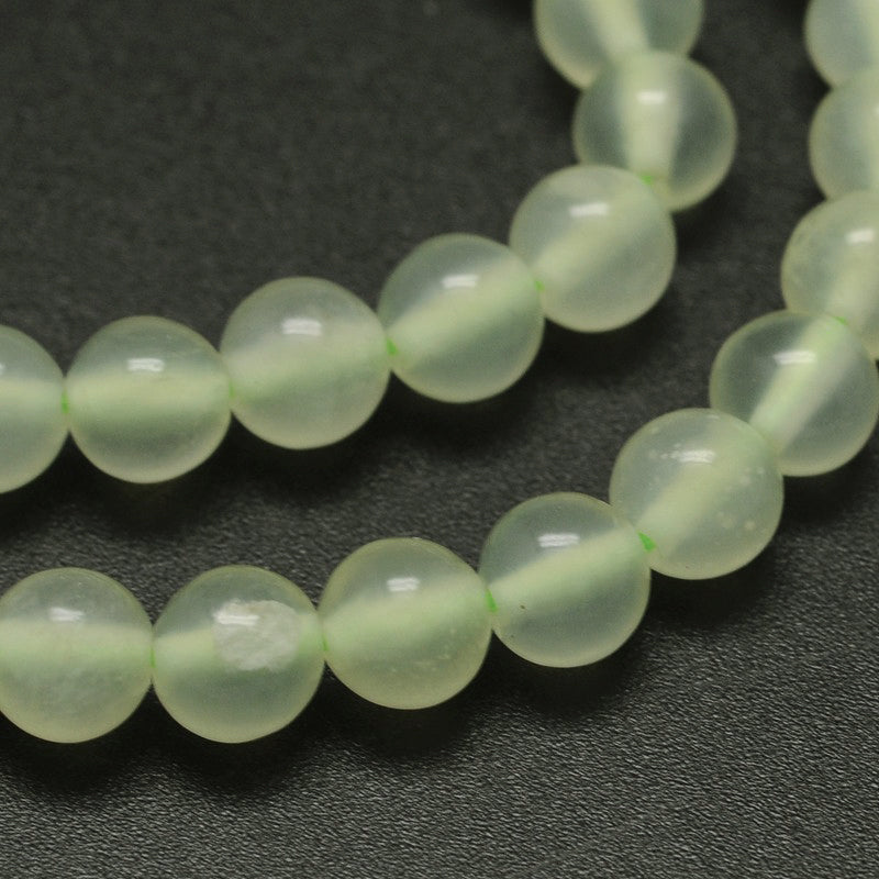 Natural New Jade Stone Round Bead Strands 4mm