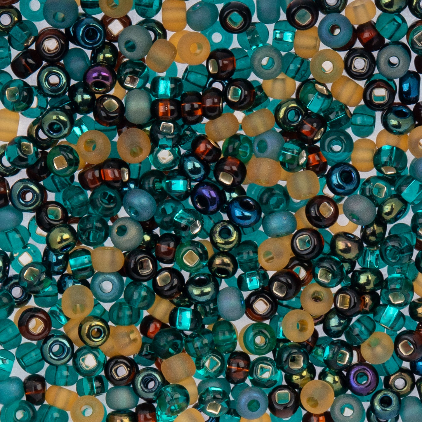 Czech Seed Beads 6/0 – Coffee Harvest Mix – 22g Vial – Premium Glass Seed Beads for Jewelry Making The Pink Bead Shop