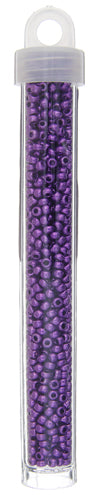 Czech Seed Beads 8/0 – Metallic Purple (22g Vial) | The Pink Bead Shop Canada