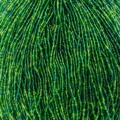 Czech Seed Bead 11/0 Transparent Seagreen Mix Hank – Approx. 35g | The Pink Bead Shop Canada