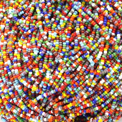 Czech Seed Bead 11/0 Opaque Multi Mix Hank – Approx. 40g | The Pink Bead Shop Canada