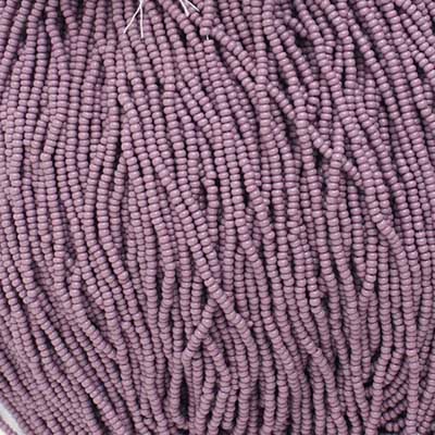 Czech Seed Beads 11/0 Opaque Mauve Hank – Approx. 19g | The Pink Bead Shop Canada
