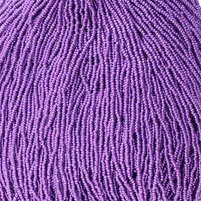 Czech Seed Beads Size 11/0 – Metallic Purple Strung | The Pink Bead Shop Canada