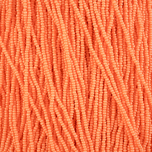 Czech Seed Bead 11/0 Orange Chalk Dyed Solgel Hank – Approx. 18g | The Pink Bead Shop Canada
