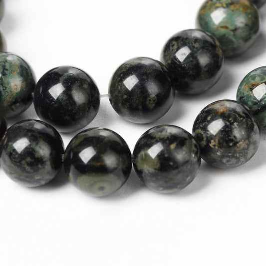 Natural Kambaba Jasper Beads Strands, Round 8mm