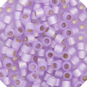 Miyuki Delica 11/0 5.2g Vial Lilac Alabaster/Opal Silver 0629V