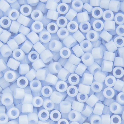 Miyuki Delica Size 11/0 Seed Beads – Light Blue Sky Opaque – 5.2g Vial | The Pink Bead Shop Canada