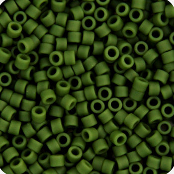 Miyuki Delica 11/0 5.2g Vial Green Avocado Opaque Matte 1585V