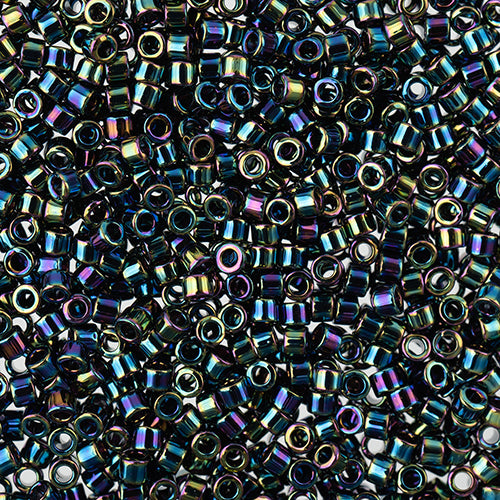 Miyuki Delica 11/0 5.2g vial Black AB 0005V