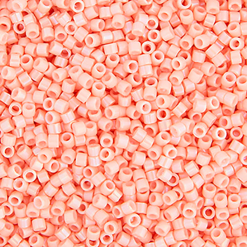 Miyuki Delica 11/0 5.2g Vial Peach Luster Opaque 0207V