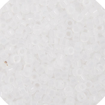 Miyuki Delica 11/0 5.2g Vial White Transparent Opal 0220V