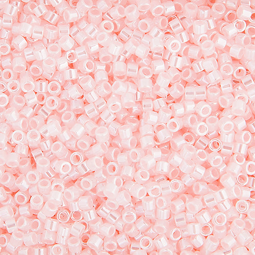 Miyuki Delica John Bead 11/0 5.2g Vial Crystal Pale Salmon Ceylon 0234V