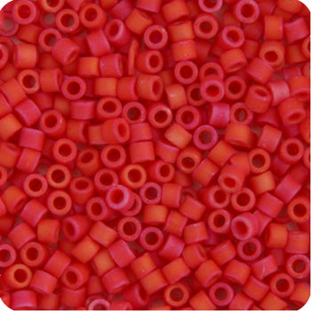 Miyuki Delica 11/0 5.2g Vial Red Opaque Matte 0362V