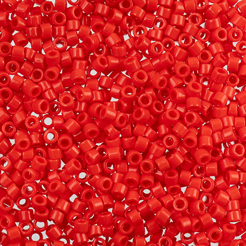 Miyuki Delica 11/0 5.2g Vial Red Opaque 0723V
