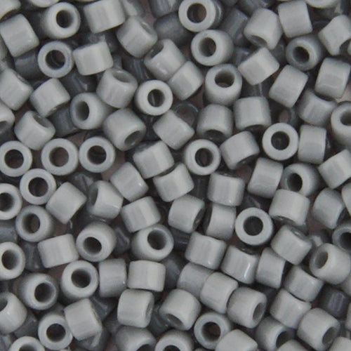 Miyuki Delica John Bead 11/0 5.2g Vial Grey Opaque 0731V